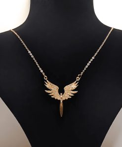 Mikail Meleği Gold Renk Kolye