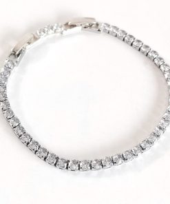 3 mm Zirkon Su Yolu Bileklik