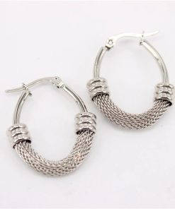 28mm Moda Çelik Küpe