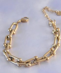 Tiff Gold Renk Çelik Bileklik
